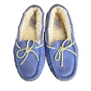 UGG Dakota Slipper Moccasin Sheepskin Lined Sz 1
